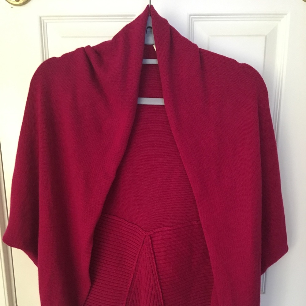 Gorgeous soft Chico’s Draped shruglike cardigan